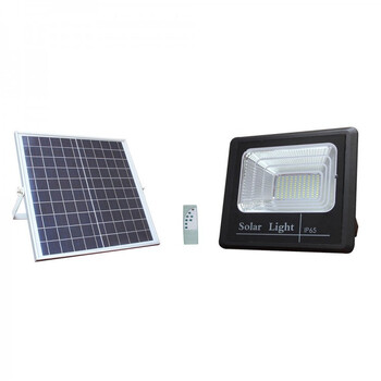 jager ΠΡΟΒΟΛEAΣ SMD 20W 1800LM ME HΛΙΑΚΟ PANEL + REMOTE  6000Κ (LED065462)