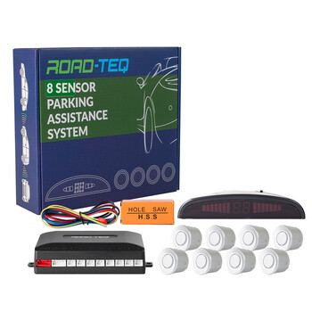 CP8S/MT ΣΥΣΤΗΜΑ ΠΑΡΚΑΡΙΣΜΑΤΟΣ 12V ΜΕ 8 ΑΙΣΘΗΤΗΡΕΣ ΕΜΠΡΟΣ & ΠΙΣΩ (ΑΣΗΜΙ) 21,5mm & ΟΘΟΝΗ M-TECH