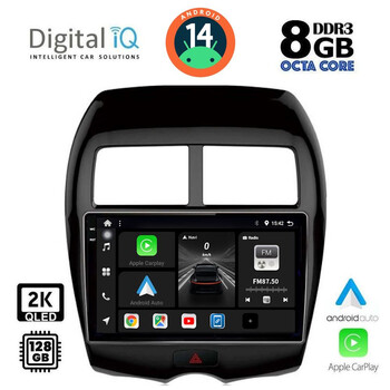 DIGITAL IQ BXF 8430_CPAA (10inc) MULTIMEDIA TABLET for MITSUBISHI ASX mod. 2009&gt; - PEUGEOT 4008 mod. 2012-2018