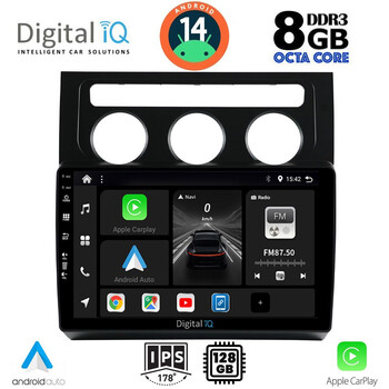 DIGITAL IQ BXF 7767_CPAA CLIMA (10inc) MULTIMEDIA TABLET for VW TOURAN mod. 2003-2010