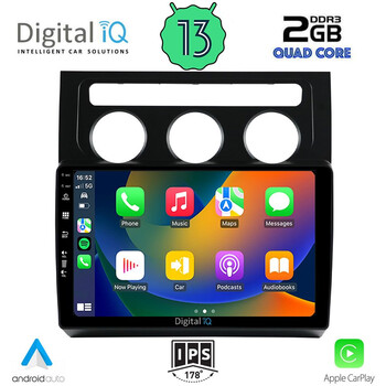 DIGITAL IQ BXH 3767_CPA CLIMA (10inc) MULTIMEDIA TABLET for VW TOURAN mod. 2003-2010