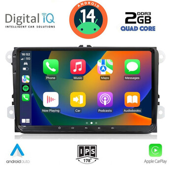 DIGITAL IQ BXH 389_CPA (9' DECK) MULTIMEDIA SYSTEM for VW - SKODA - SEAT mod. 2004-2014