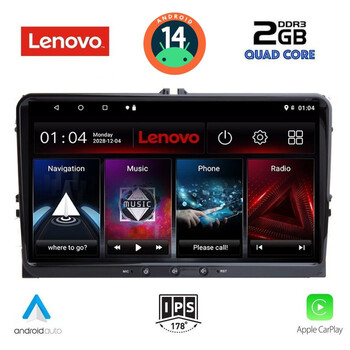 LENOVO LVD 289_CPA (9inc) MULTIMEDIA TABLET for SEAT - SKODA - VW mod. 2004-2014