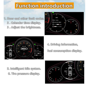 DIGITAL IQ DGU 641_IC (12.3in) PORSCHE PANAMERA mod. 2010-2016 DIGITAL DASHBOARD