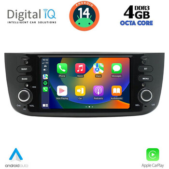 DIGITAL IQ ZSG 464_CPA (6.1" DECK) MULTIMEDIA SYSTEM for FIAT GRANDE PUNTO mod. 2012&gt; – EVO mod. 2009&gt;