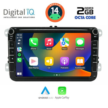 DIGITAL IQ ZSF 379_CPA (8" DECK) MULTIMEDIA SYSTEM for VW - SKODA - SEAT mod. 2004-2014