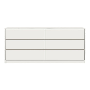 Συρταριέρα Kuanger pakoworld mdf σε λευκή απόχρωση 120x40x70εκ