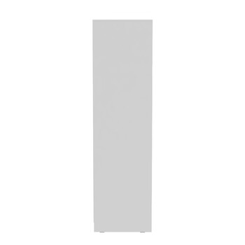 Ντουλάπα δίφυλλη συρόμενη με καθρέφτη Korredor pakoworld σε λευκή απόχρωση 120x60x220εκ