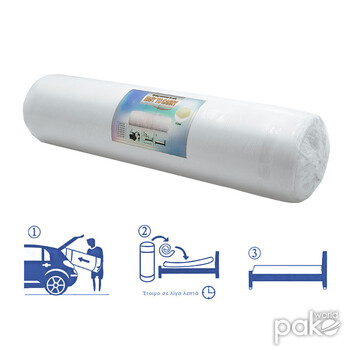 Στρώμα Nemesis pakoworld pocket spring roll pack διπλής όψης 20-22cm 100x200εκ Στρώμα Nemesis pakoworld pocket spring roll pack διπλής όψης 20-22cm 100x200εκ
