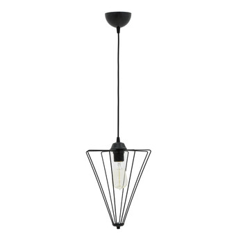 Φωτιστικό οροφής μονόφωτο Saway pakoworld E27 μαύρο 30x30x80εκ