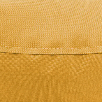 Πουφ πολυθρόνα Norm PRO pakoworld υφασμάτινο αδιάβροχο μουσταρδί