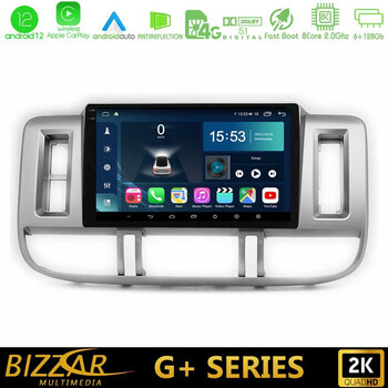Bizzar g+ Series Nissan x-Trail (T30) 2000-2003 8core Android12 6+128gb Navigation Multimedia 9 u-g-Ns0905