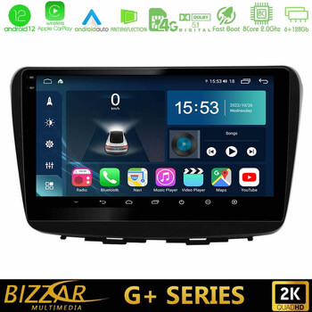 Bizzar g+ Series Suzuki Baleno 2016-2021 8core Android12 6+128gb Navigation Multimedia Tablet 9 u-g-Sz0513