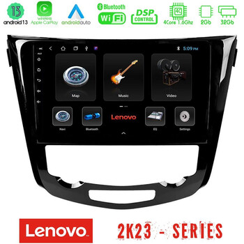 Lenovo car pad Nissan Qashqai j11 (Auto A/c) 4core Android 13 2+32gb Navigation Multimedia Tablet 10 u-len-Ns0004a