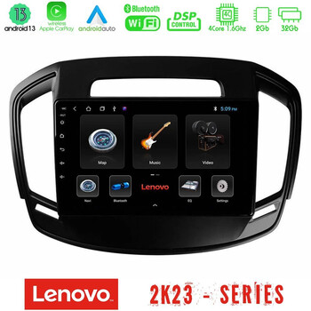 Lenovo car pad Opel Insignia 2014-2017 4core Android 13 2+32gb Navigation Multimedia Tablet 9 u-len-Op0064