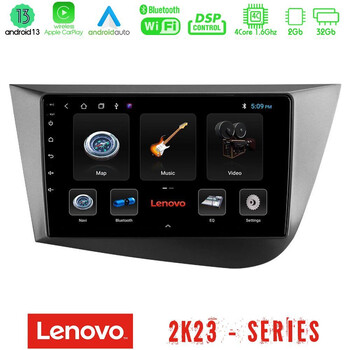 Lenovo car pad Seat Leon 4core Android 13 2+32gb Navigation Multimedia Tablet 9 u-len-St0839