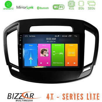 Bizzar 4t Series Opel Insignia 2014-2017 4core Android13 2+32gb Navigation Multimedia Tablet 9 u-lvb-Op0064
