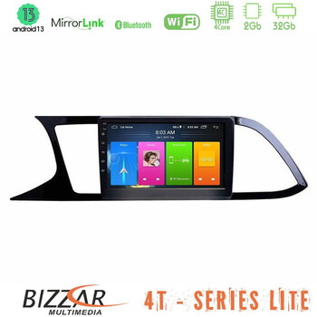 Bizzar 4t Series Seat Leon 2013 – 2019 4core Android13 2+32gb Navigation Multimedia Tablet 9 u-lvb-St0790