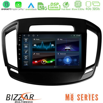 Bizzar m8 Series Opel Insignia 2014-2017 8core Android13 4+32gb Navigation Multimedia Tablet 9 u-m8-Op0064