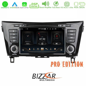 Bizzar oem Nissan Qashqai j11 & x-Trail t32 8core Android12 4+32gb Navigation Multimedia u-px5-Ns37