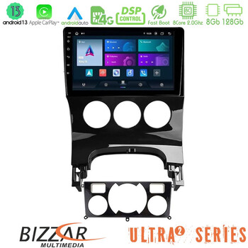 Bizzar Ultra Series Peugeot 3008 Auto a/c 8core Android13 8+128gb Navigation Multimedia Tablet 9 u-ul2-Pg0163