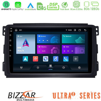 Bizzar Ultra Series Smart 451 8core Android13 8+128gb Navigation Multimedia Tablet 9 u-ul2-Sm0833