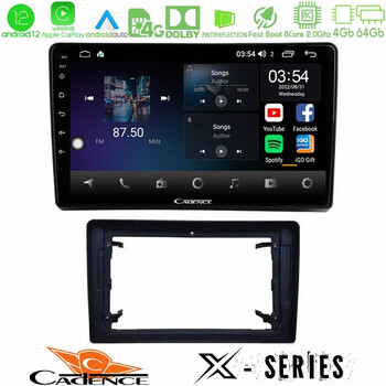 Cadence x Series Chrysler / Dodge / Jeep 8core Android12 4+64gb Navigation Multimedia Tablet 10 u-x-Jp0927