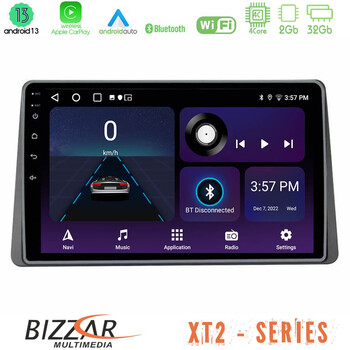 Bizzar xt2 Series 4core Android13 2+32gb Dacia Duster 2019-&Gt; Navigation Multimedia Tablet 10 u-xt2-Dc0628
