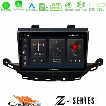 Cadence z Series Opel Astra k 2015-2019 8core Android12 2+32gb Navigation Multimedia Tablet 9 u-z-Op0113