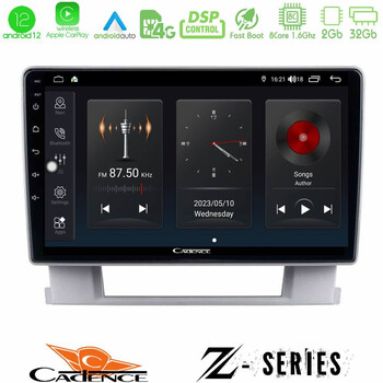 Cadence z Series Opel Astra j 2010-2014 8core Android12 2+32gb Navigation Multimedia Tablet 9 u-z-Op0367