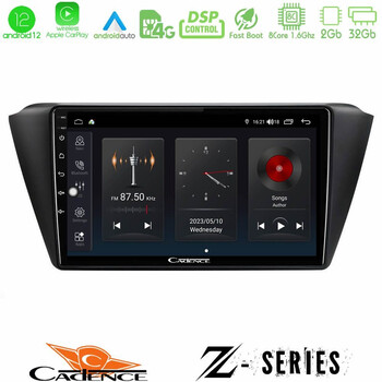 Cadence z Series Skoda Fabia 2015-2021 8core Android12 2+32gb Navigation Multimedia Tablet 9 u-z-Sk0150
