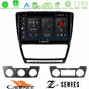 Cadence z Series Skoda Octavia 5 8core Android12 2+32gb Navigation Multimedia Tablet 10 u-z-Sk229b