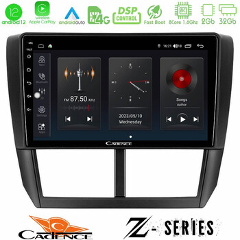 Cadence z Series Subaru Forester 8core Android12 2+32gb Navigation Multimedia Tablet 9 u-z-Su0299