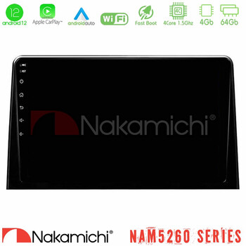 Nakamichi Nam5260 Series 4core Android12 4+64gb Peugeot Partner / Citroën Berlingo 2020-&Gt; Navigation Multimedia Tablet 10 με Carplay & Android Auto u-n44-Ct1028