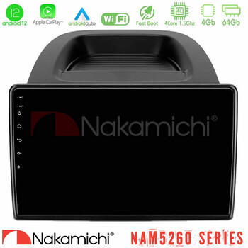 Nakamichi Nam5260 Series 4core Android12 4+64gb Ford Ecosport 2018-2020 Navigation Multimedia Tablet 10 με Carplay & Android Auto u-n44-Fd0279