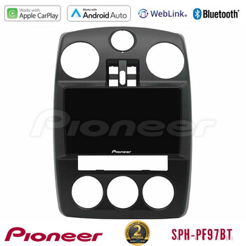 Pioneer sph-Pf97bt Series Chrysler pt-Cruiser 2000-2005    Multimedia Station 9 (Tablet Style) με Carplay &Amp; Android Auto u-sph-Ch1575
