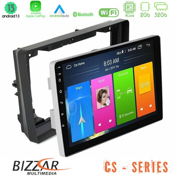 Bizzar cs Series 4core Android13 2+32gb Peugeot 308 2013-2020 Navigation Multimedia Tablet 9 u-cs-Pg0974