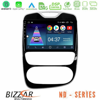 Bizzar nd Series 8core Android13 2+32gb Renault Clio 2016-2019 Navigation Multimedia Tablet 10 u-nd-Rn782