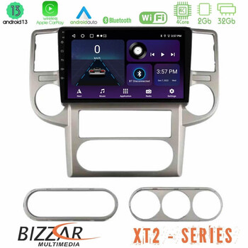 Bizzar xt2 Series 4core Android13 2+32gb Nissan x-Trail 2003-2007 Navigation Multimedia Tablet 10 u-xt2-Ns1502