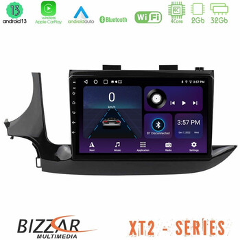 Bizzar xt2 Series 4core Android13 2+32gb Opel Mokka 2016-2020 Navigation Multimedia Tablet 9 u-xt2-Op0101