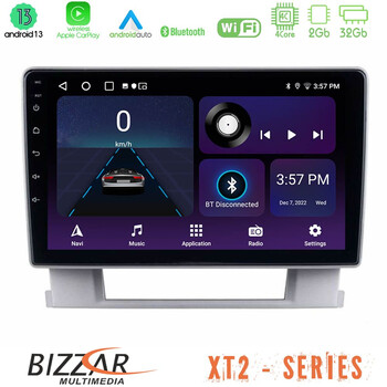 Bizzar xt2 Series 4core Android13 2+32gb Opel Astra j 2010-2014 Navigation Multimedia Tablet 9 u-xt2-Op0367