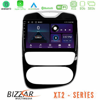 Bizzar xt2 Series 4core Android13 2+32gb Renault Clio 2016-2019 Navigation Multimedia Tablet 10 u-xt2-Rn782