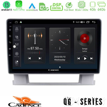 Cadence qg Series 8core Android13 4+64gb Opel Astra j 2010-2014 Navigation Multimedia Tablet 9 u-qg-Op0367
