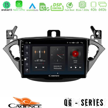Cadence qg Series 8core Android13 4+64gb Opel Corsa E/adam Navigation Multimedia Tablet 9 u-qg-Op0425