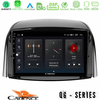 Cadence qg Series 8core Android13 4+64gb Renault Koleos 2007-2015 Navigation Multimedia Tablet 9 u-qg-Rn0440