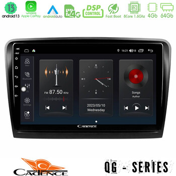 Cadence qg Series 8core Android13 4+64gb Skoda Superb 2008-2015 Navigation Multimedia Tablet 9 u-qg-Sk0817