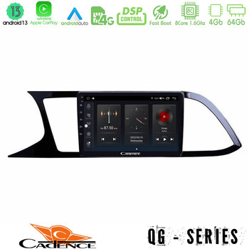 Cadence qg Series 8core Android13 4+64gb Seat Leon 2013 – 2019 Navigation Multimedia Tablet 9 u-qg-St0790