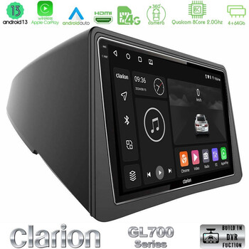 Clarion Gl700 Series 8core Android13 4+64gb Opel Mokka Navigation Multimedia Tablet 9 με Carplay &Amp; Android Auto u-gl7-Op066