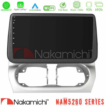 Nakamichi Nam5260 Series Opel Corsa C/combo c 4core Android12 4+64gb Navigation Multimedia Tablet 9″ με Carplay &Amp; Android Auto u-n44-Op1707