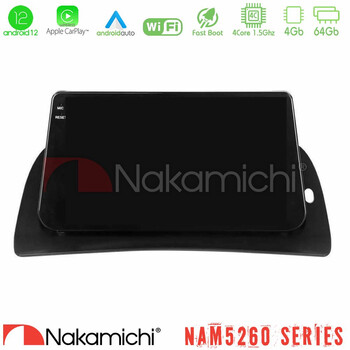 Nakamichi Nam5260 Series 4core Android12 4+64gb Renault Kangoo 2013-2018 Navigation Multimedia Tablet 9 με Carplay & Android Auto u-n44-Rn1027